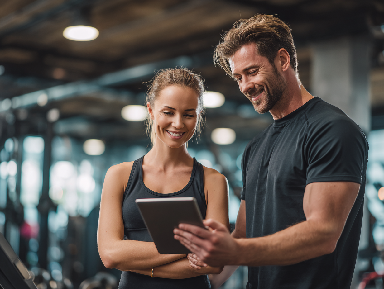 Активні люди займаються фітнесом